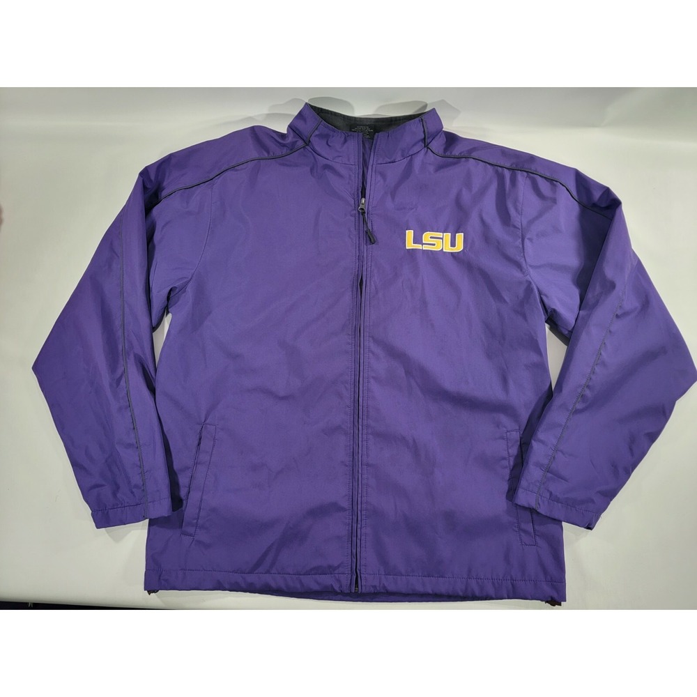 Louisiana State LSU Tigers Colosseum‎ Full Zip Soft Shell Jacket Coat Men's XL
